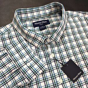 $138 Mizzen+Main Leeward Classic Fit No Tuck Performance Dress Shirt Size 3XL